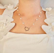 Colar CORAÇÃO + PÉROLA