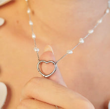 Colar CORAÇÃO + PÉROLA